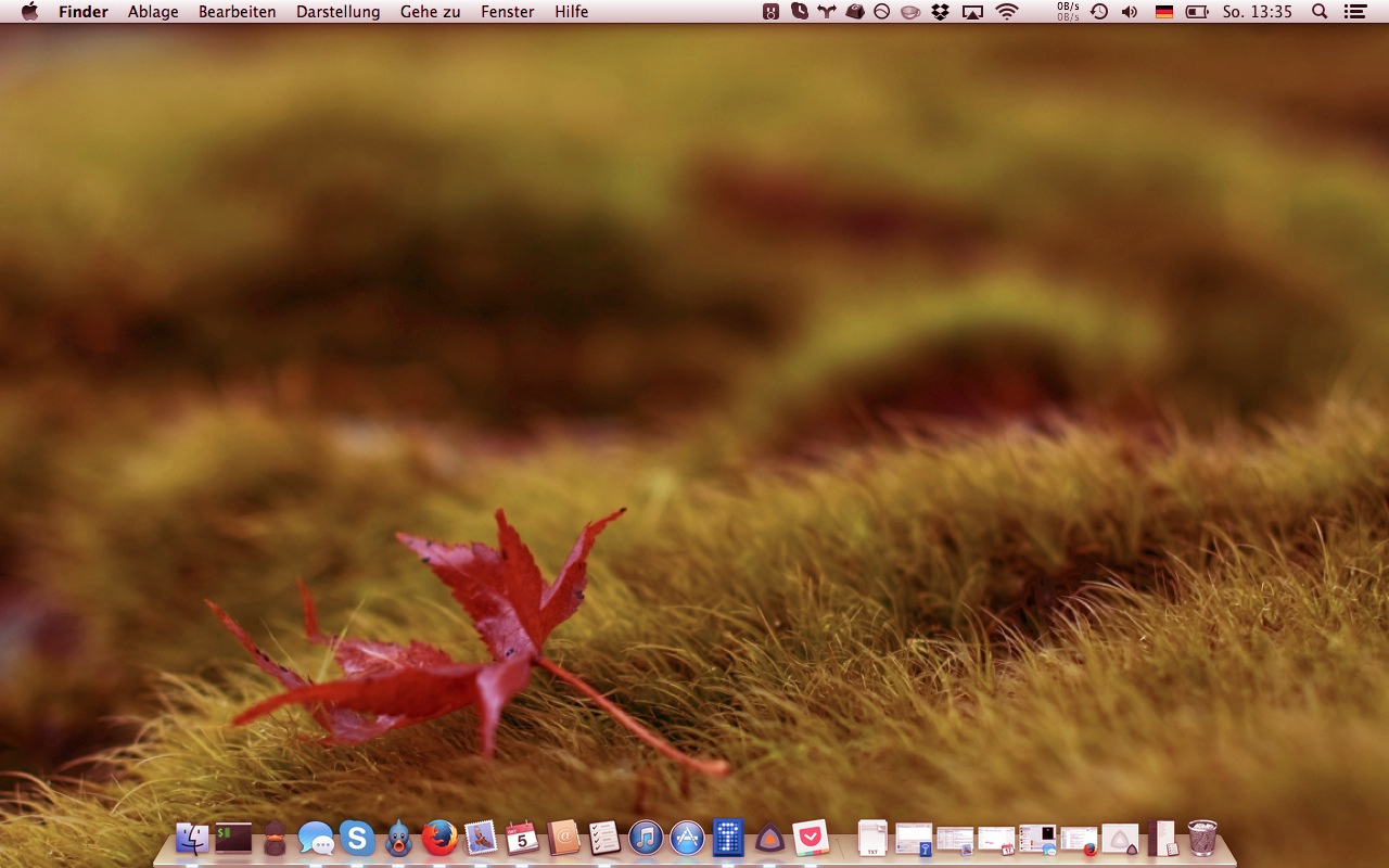 Desktop with f.lux